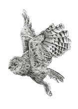Load image into Gallery viewer, "Owl no. 3" a Pen Drawing Giclee Print