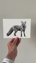 Load and play video in Gallery viewer, "Fox no. 4" a Pen Drawing Giclee Print