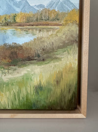 "Calm at Mt. Moran" an ORIGINAL oil painting, FRAMED