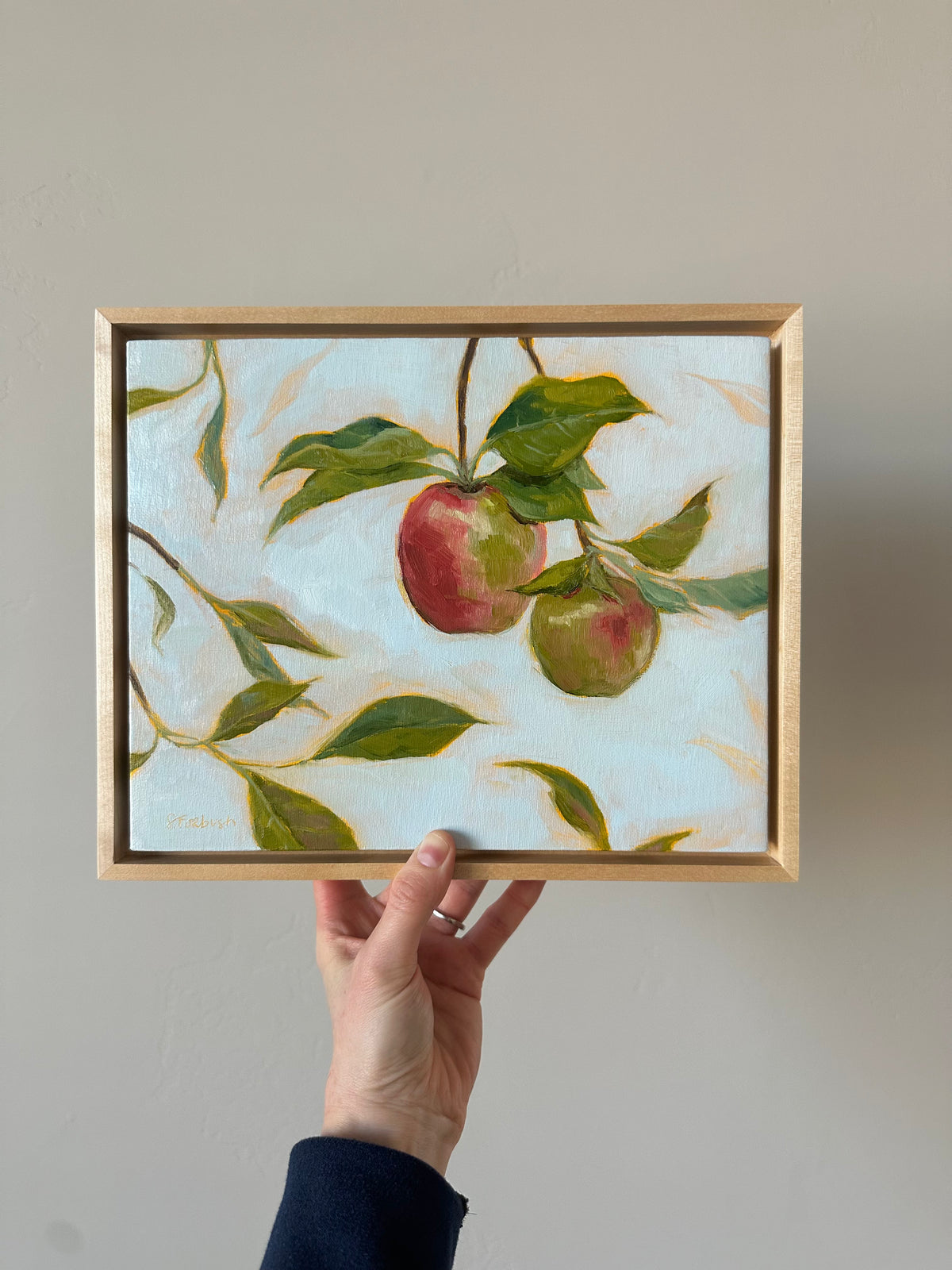 "Harvest" an ORIGINAL oil painting, Framed