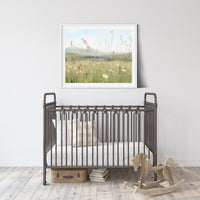 "Wild Flowers" a Horizontal Oil Painting Giclee Print