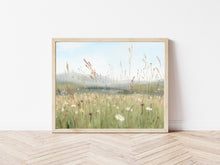 Load image into Gallery viewer, &quot;Wild Flowers&quot; a Horizontal Oil Painting Giclee Print
