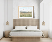 "Wild Flowers" a Horizontal Oil Painting Giclee Print