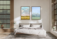 "Fall Sky" a Vertical Oil Painting Giclee Print