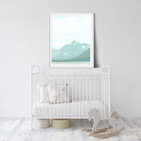 "Jackson Lake" a Vertical Landscape Giclee Print