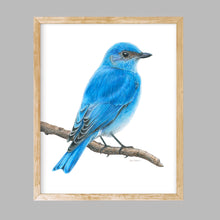 Load image into Gallery viewer, &quot;Mountain Blue&quot; a Vertical Giclee Print
