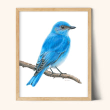 Load image into Gallery viewer, &quot;Mountain Blue&quot; a Vertical Giclee Print
