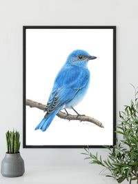 "Mountain Blue" a Vertical Giclee Print