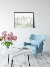 Load image into Gallery viewer, &quot;Happy Place&quot; a Horizontal Minimalist Landscape Giclee Print
