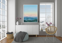 "Cotton Candy Clouds" a Vertical Landscape Giclee Print