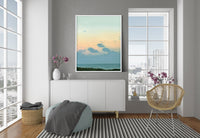 "Calm Water" a Vertical Landscape Giclee Print