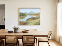"Calm at Mt. Moran" a Horizontal Giclee Landscape Print