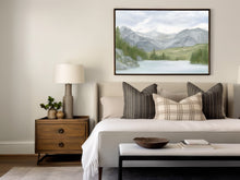 Load image into Gallery viewer, &quot;Stroll in Banff&quot; a Horizontal Giclee Landscape Print
