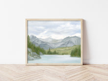 Load image into Gallery viewer, &quot;Stroll in Banff&quot; a Horizontal Giclee Landscape Print
