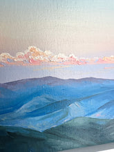 Load image into Gallery viewer, &quot;Cotton Candy Clouds&quot; an ORIGINAL landscape oil painting
