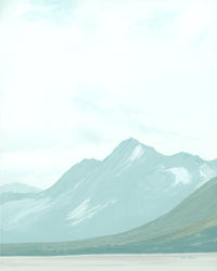 "Jackson Lake" a Vertical Landscape Giclee Print