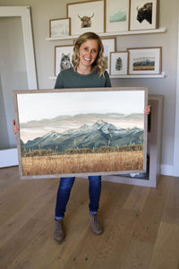 "October" a Horizontal Landscape Painting