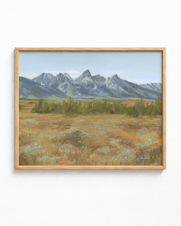 "Golden Stillness" a Horizontal Giclee Landscape Print