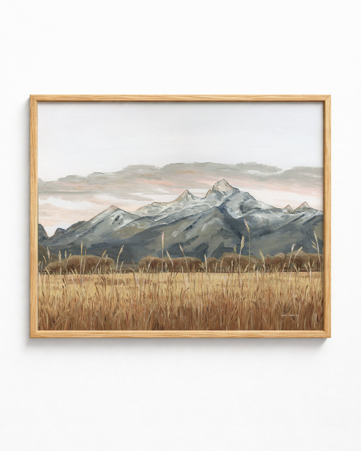 "October" a Horizontal Landscape Painting