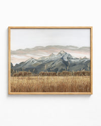 "October" a Horizontal Landscape Painting