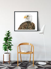 Load image into Gallery viewer, &quot;Freedom&quot; an Eagle Horizontal Colored Pencil Print
