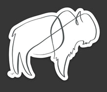 Load image into Gallery viewer, Bison One Line Drawing STICKER
