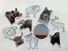 Load image into Gallery viewer, Moose Colored Pencil STICKER
